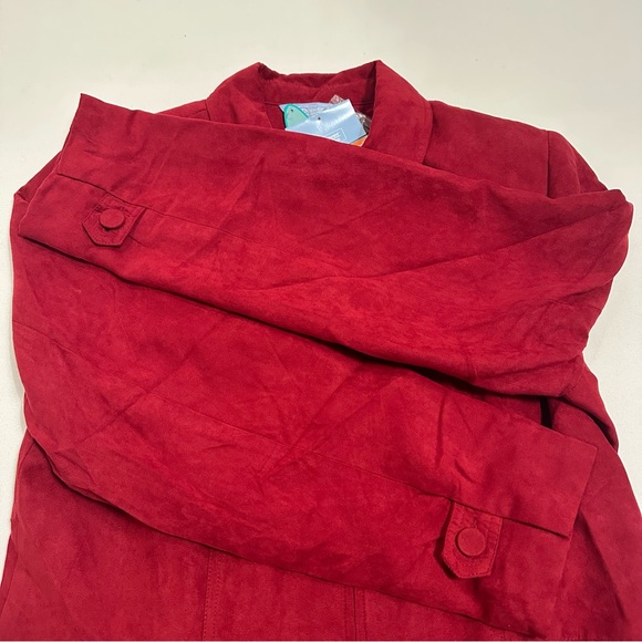 Denver Hanes Cozy Classics Ruban Red Women’s Jacket Size L - Picture 5 of 13
